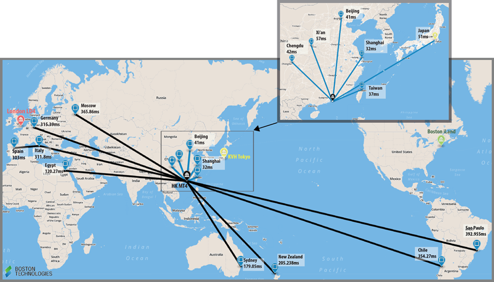 波士顿科技发布MT4服务器延时地图(图4) 波士顿科技发布MT4服务器延时地图(图4)